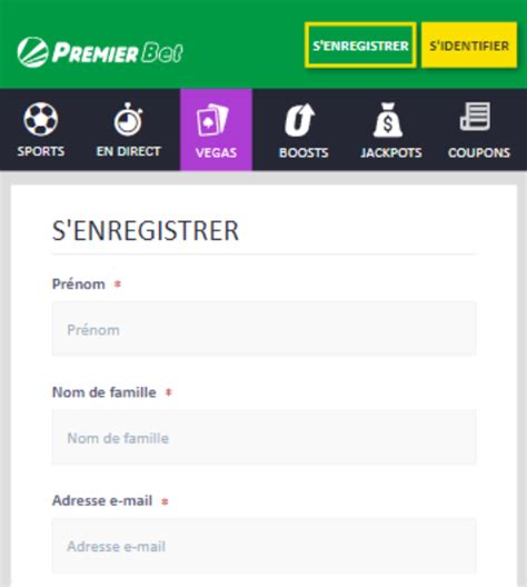 premier bet compte